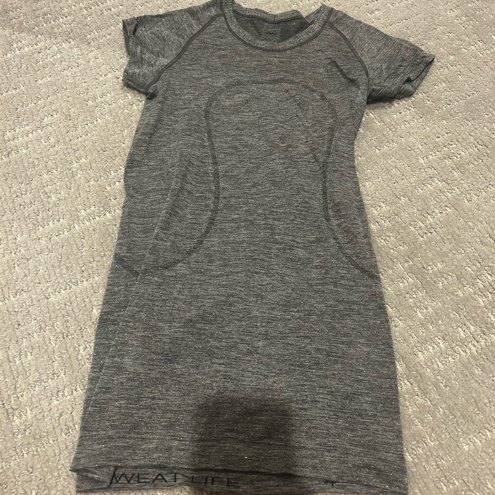 Lululemon grey sparkle Shirt